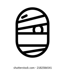 mummy icon or logo isolated sign symbol vector illustration - high quality black style vector icons
