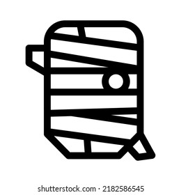 mummy icon or logo isolated sign symbol vector illustration - high quality black style vector icons
