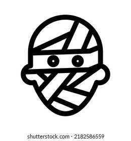 mummy icon or logo isolated sign symbol vector illustration - high quality black style vector icons

