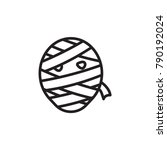 mummy icon vector
