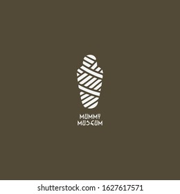 Mummy logogram in design vector format