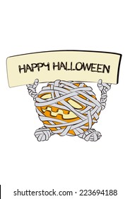 Mummy pumpkin
