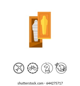 Mummy in Sarcophagus Icon