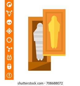 Mummy in Sarcophagus Icon