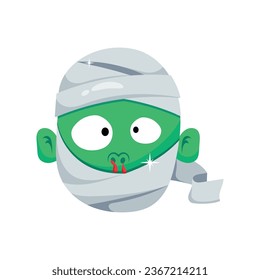 Mummy vector colorful stickers Icon Design illustration. EPS 10 File