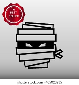 Mummy Vector Icon Illustration
