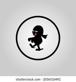 mummy vector icon logo Halloween. Halloween icon set,symbol and vector,Can be used for web, print and mobile