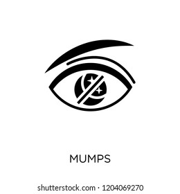 Mumps icon. Mumps symbol design from Diseases collection. Simple element vector illustration on white background.