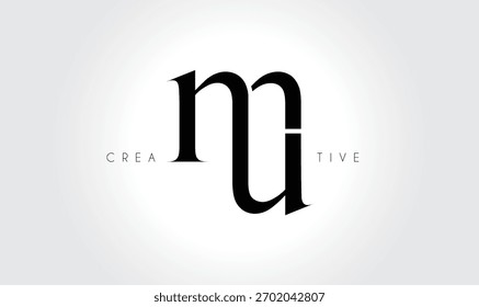 MUmu Elegant Serif Monogram Logo – Luxury Lowercase Typographic Lettermark for Modern Branding