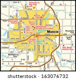 Muncie, Indiana area map