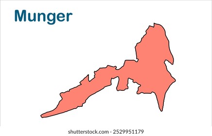 Munger subdivision map, Munger District, Bihar State, Republic of India, Government of Bihar, Indian territory, Eastern India, politics, village, tourism