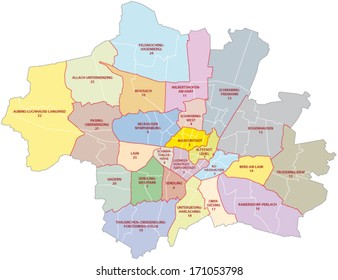 Munich Administrative Map