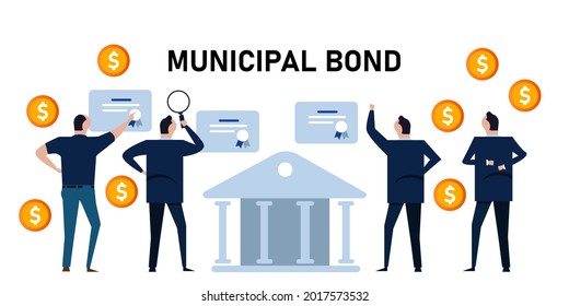 municipal bonds investment debt for city town government office financial funding diversify  