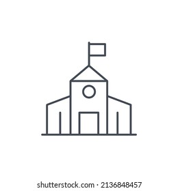 municipal  icons  symbol vector elements for infographic web