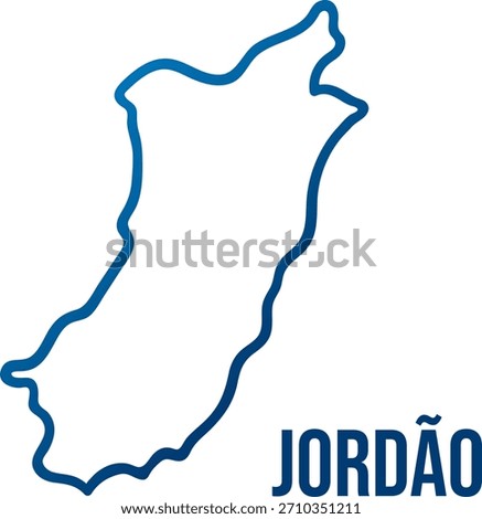Jordão municipality in Immediate Region of Tarauacá,Acre,Brazil simplified map