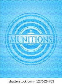 Munitions water wave badge.