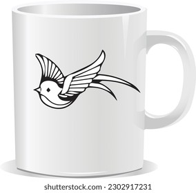 mup design art vector eps coffe cap