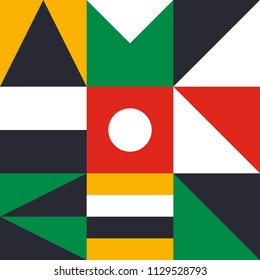 Mural geometric backgrounds with trendy design. Applicable for Covers, Voucher, Posters, Flyers and Banner Designs.