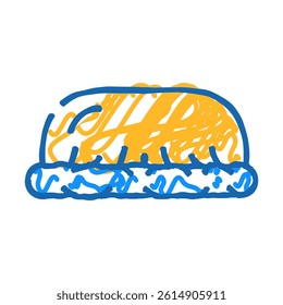 muraltaschen nutrition doodle icon sketch vector. muraltaschen nutrition sign. isolated symbol illustration