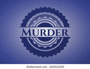 Murder denim background. Vector Illustration. Detailed.