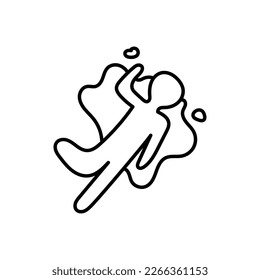 Murder icon in vector. Logotype
