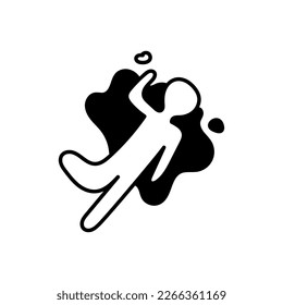 Murder icon in vector. Logotype