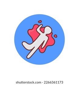Murder icon in vector. Logotype