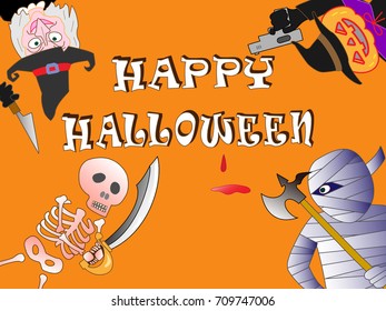 Murder of terror done on the day of Halloween.