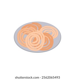 Murukku, Diwali, Hindu, Indian Symbol Illustration