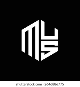 
MUS logo MUS icon MUS monogram MUS letter minimalist Circle flat Unique modern abstract logo design.