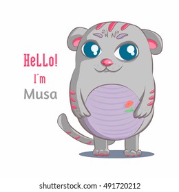 Musa. Funny character. Inspiration for creation