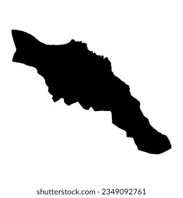 Muscat Governorate map, administrative division of Oman. Vector illustration.