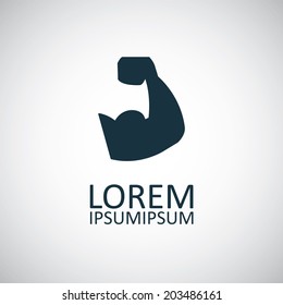 muscle arm icon