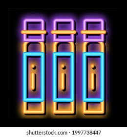 Muscle Balancer Capsules neon light sign vector. Glowing bright icon transparent symbol illustration