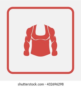 Muscle bodybuilder man.