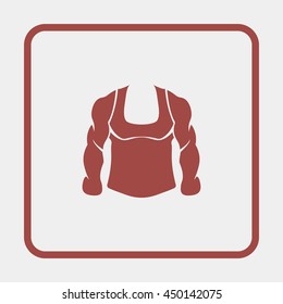 Muscle bodybuilder man.