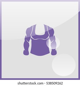 Muscle bodybuilder man.
