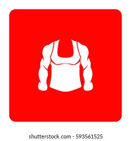 Muscle bodybuilder man.