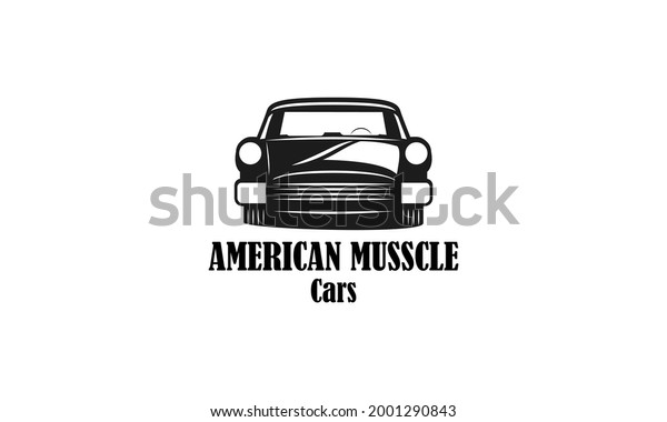 Muscle car community\
logo design vector