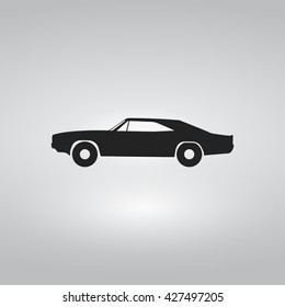 Muscle Car Flat Icon