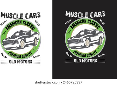 muscle cars american classic old motor'r