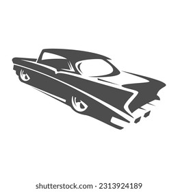 Muscle cars icon design illustration