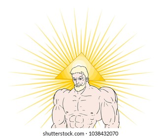 muscle god draw

