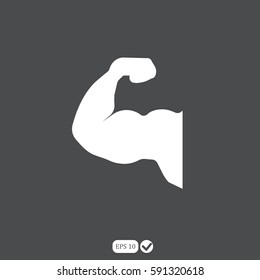 Muscle. Gym icon