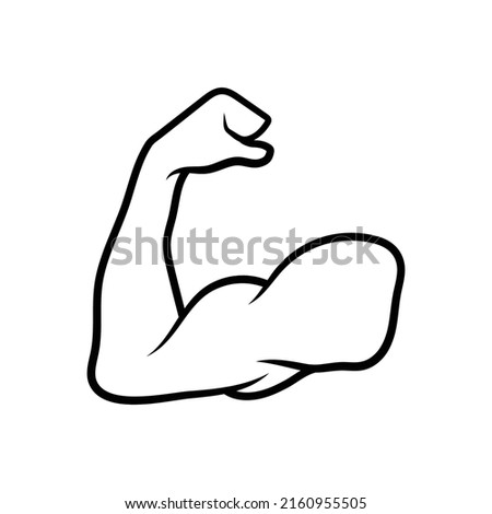 muscle icon design template vector illustration
