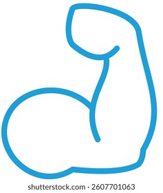 Muscle Icon Element For Design