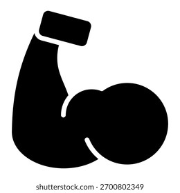 Elemento del icono del músculo para el diseño