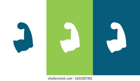 Muscle icon illustration isolated vector sign symbol