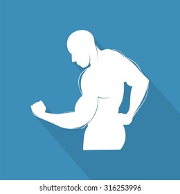 Muscle Icon Set Template