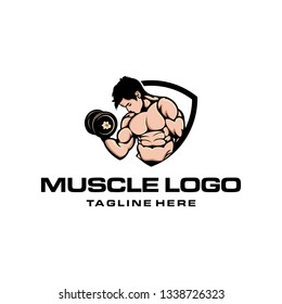 MUSCLE LOGO DESIGN